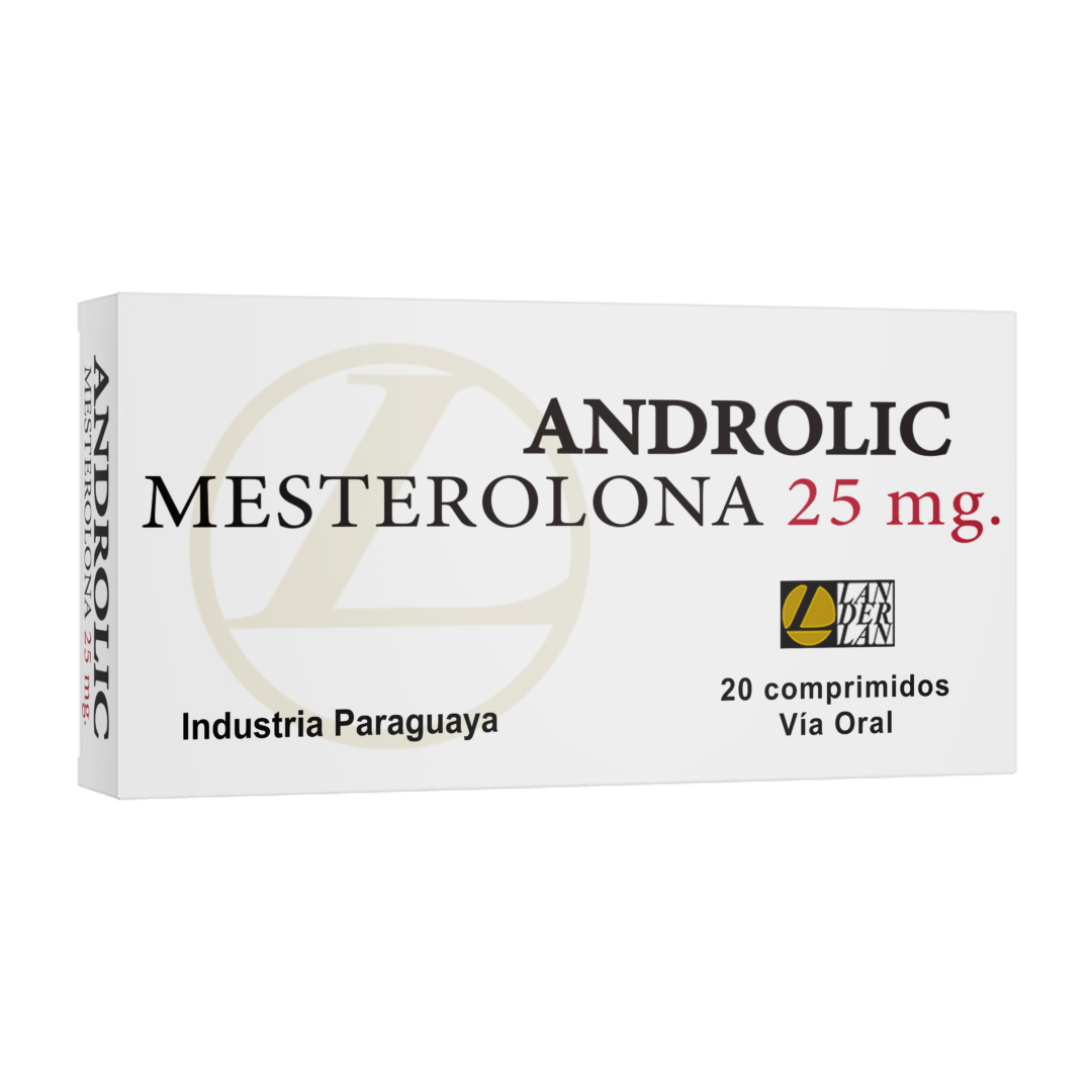 Androlic Mesterolona (Proviron) 25 mg / 20 Tabletas