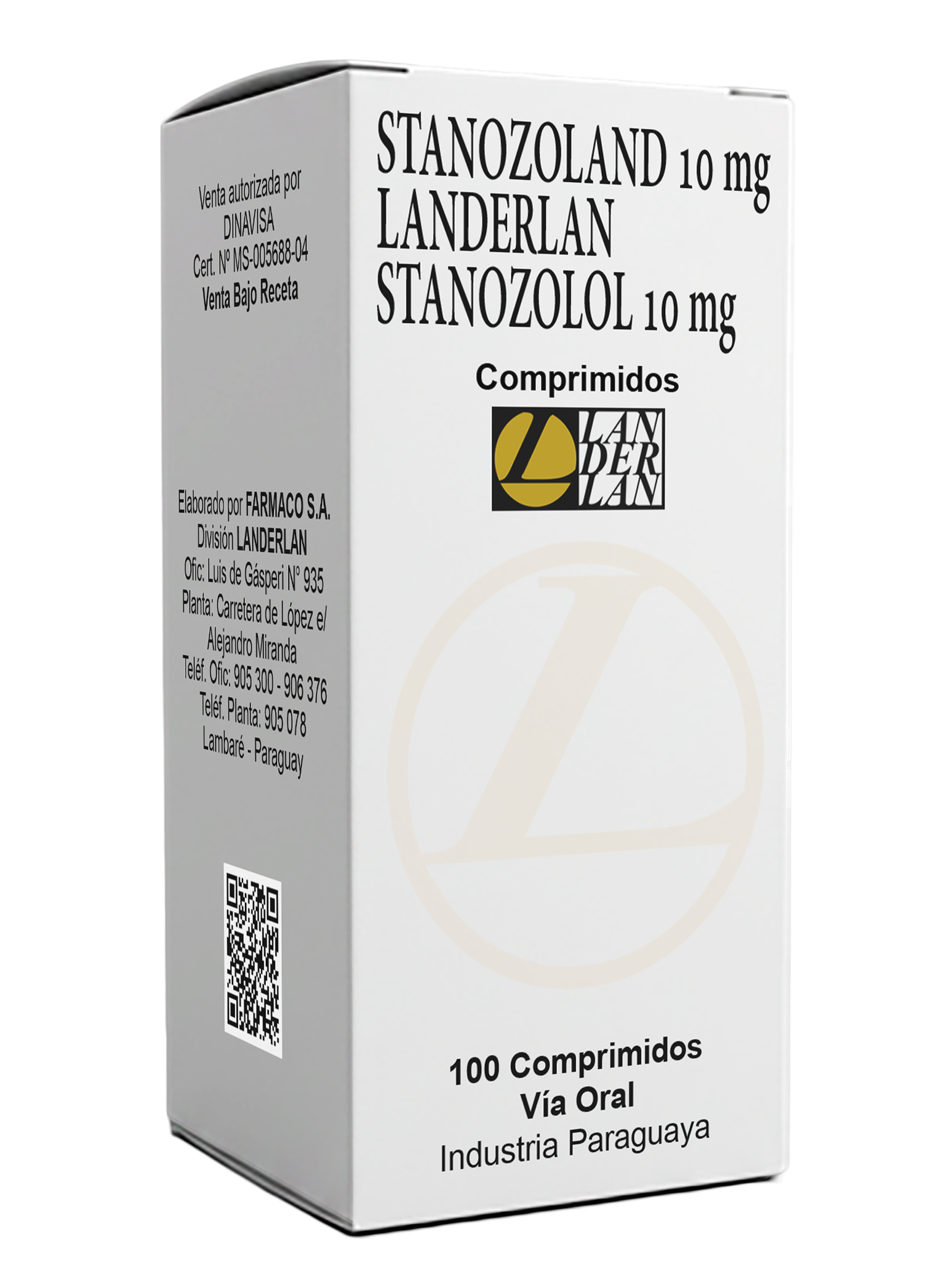 Stanozoland 10 mg / 100 Tabletas