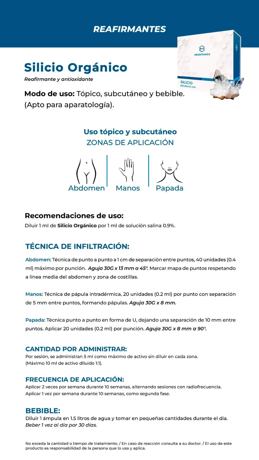 Silicio Orgánico Mesofrance - Imagen 2